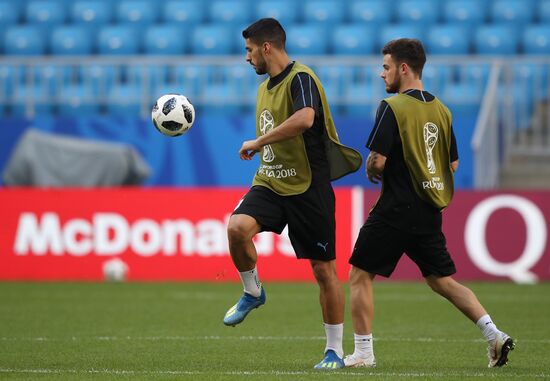 Russia World Cup Uruguay Training