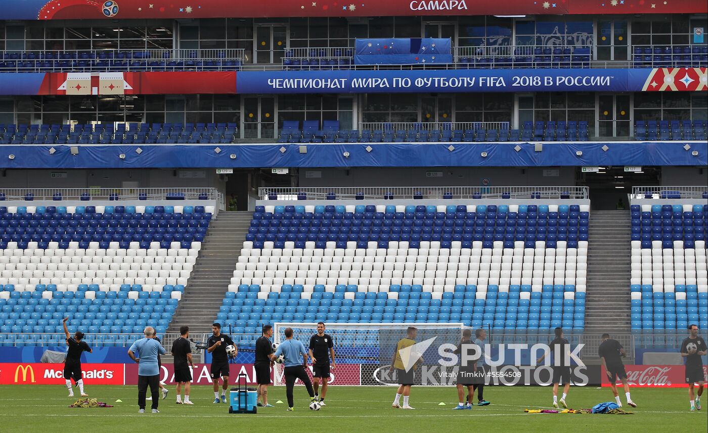 Russia World Cup Uruguay Training