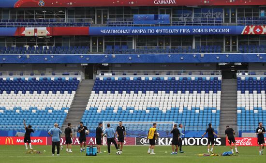 Russia World Cup Uruguay Training