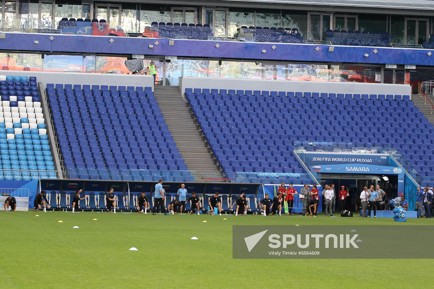 Russia World Cup Uruguay Training