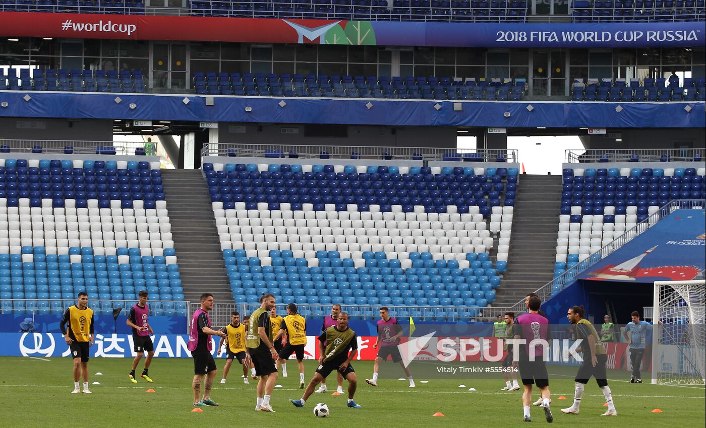 Russia World Cup Uruguay Training
