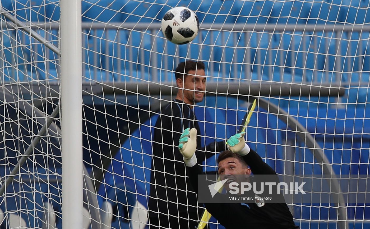 Russia World Cup Uruguay Training