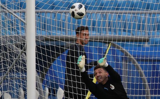 Russia World Cup Uruguay Training
