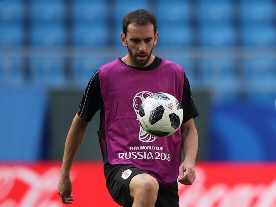 Russia World Cup Uruguay Training