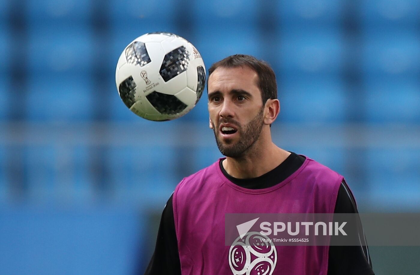 Russia World Cup Uruguay Training