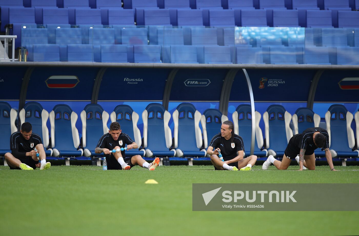 Russia World Cup Uruguay Training