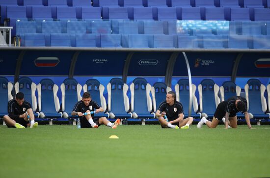 Russia World Cup Uruguay Training