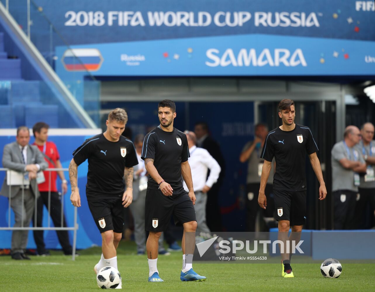 Russia World Cup Uruguay Training