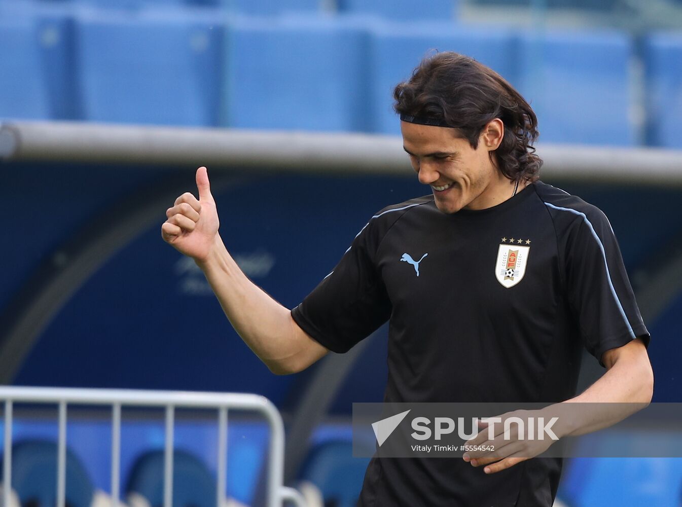 Russia World Cup Uruguay Training