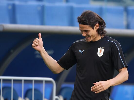 Russia World Cup Uruguay Training