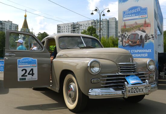 Bosch Moskau Klassik vintage car rally