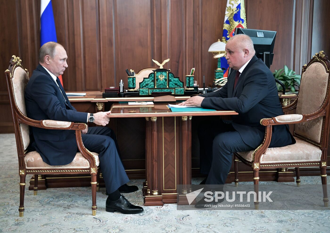 President Putin meets with Kemerovo Region Acting Governor Tsivilyov