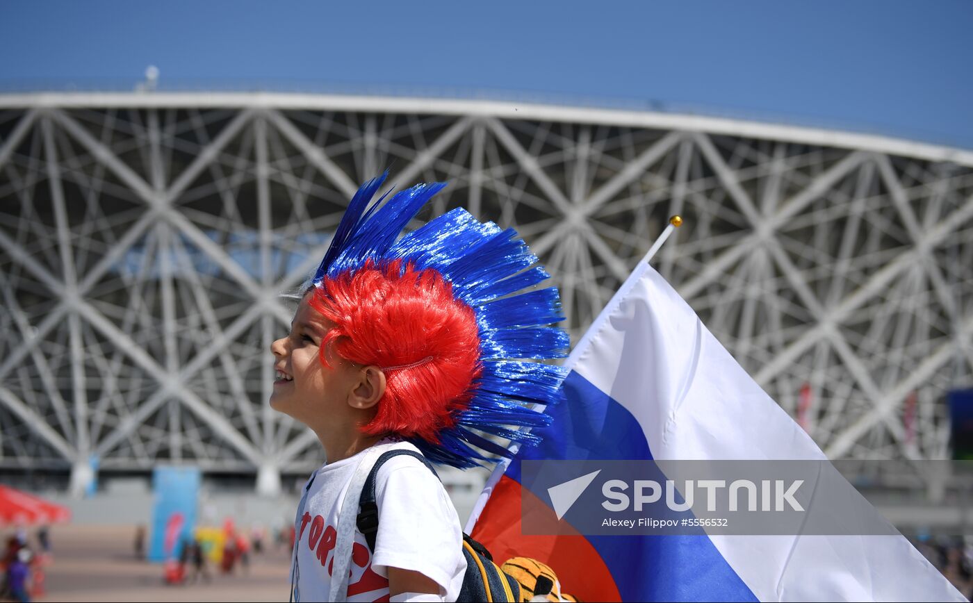 Russia World Cup Saudi Arabia - Egypt