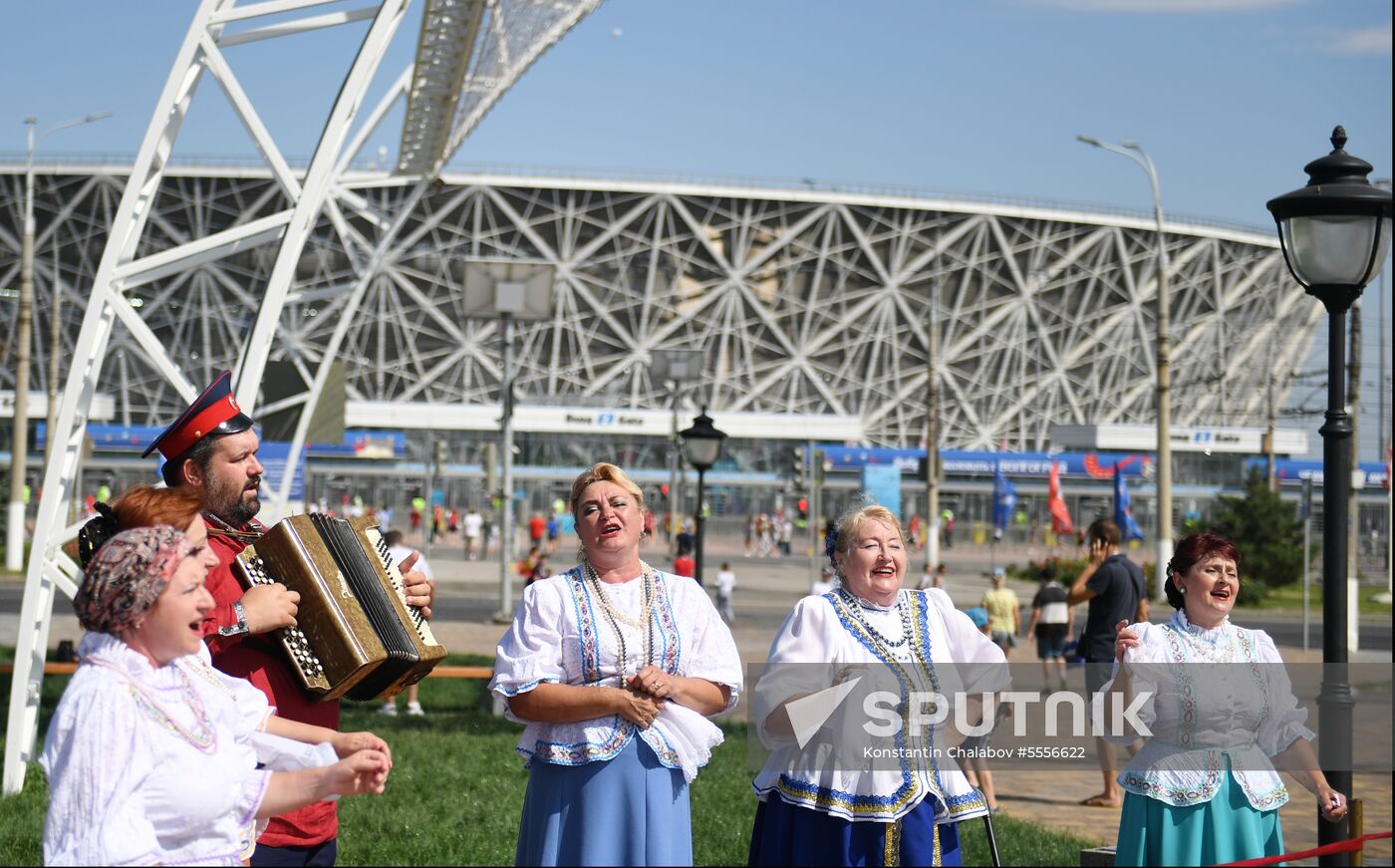 Russia World Cup Saudi Arabia - Egypt