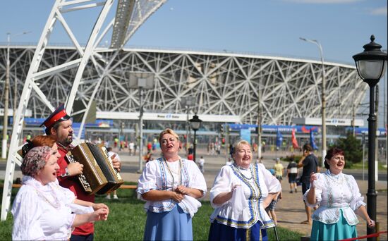 Russia World Cup Saudi Arabia - Egypt