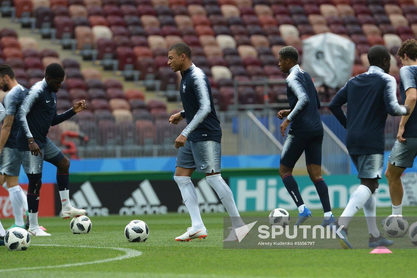 Russia World Cup France Training