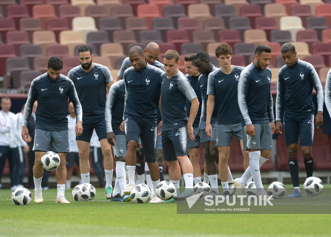 Russia World Cup France Training
