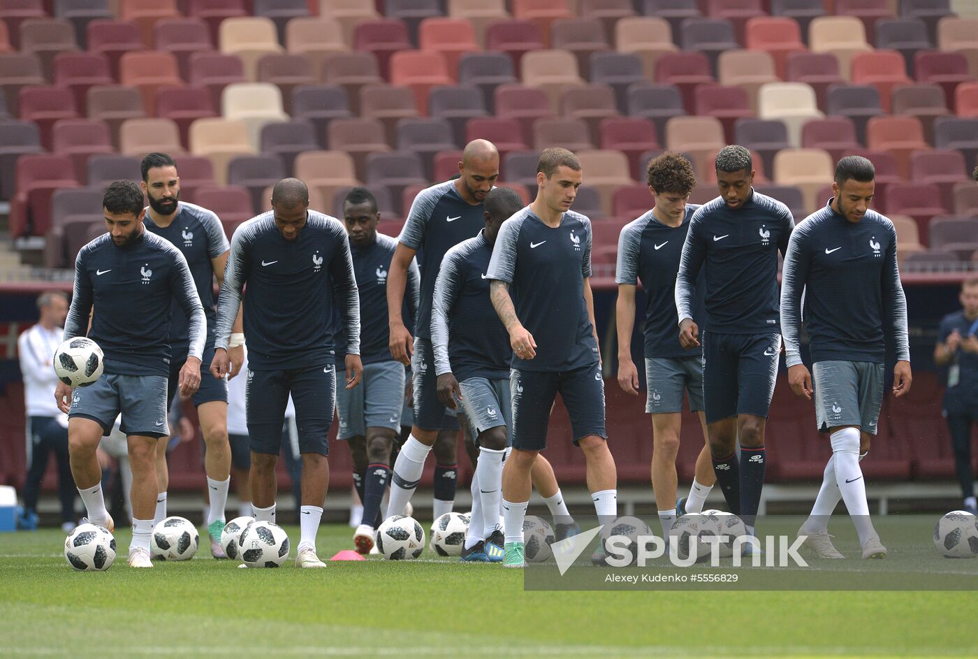 Russia World Cup France Training