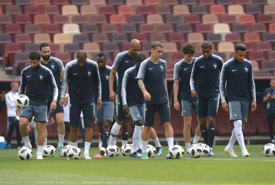 Russia World Cup France Training