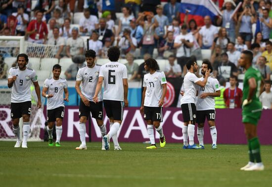 Russia World Cup Saudi Arabia - Egypt