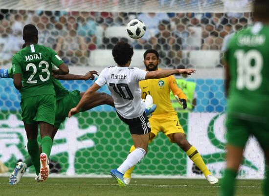 Russia World Cup Saudi Arabia - Egypt