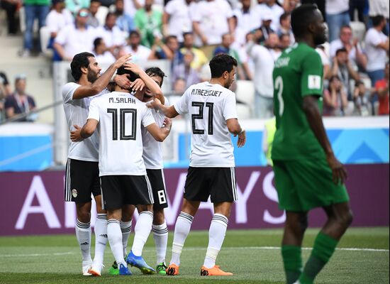 Russia World Cup Saudi Arabia - Egypt