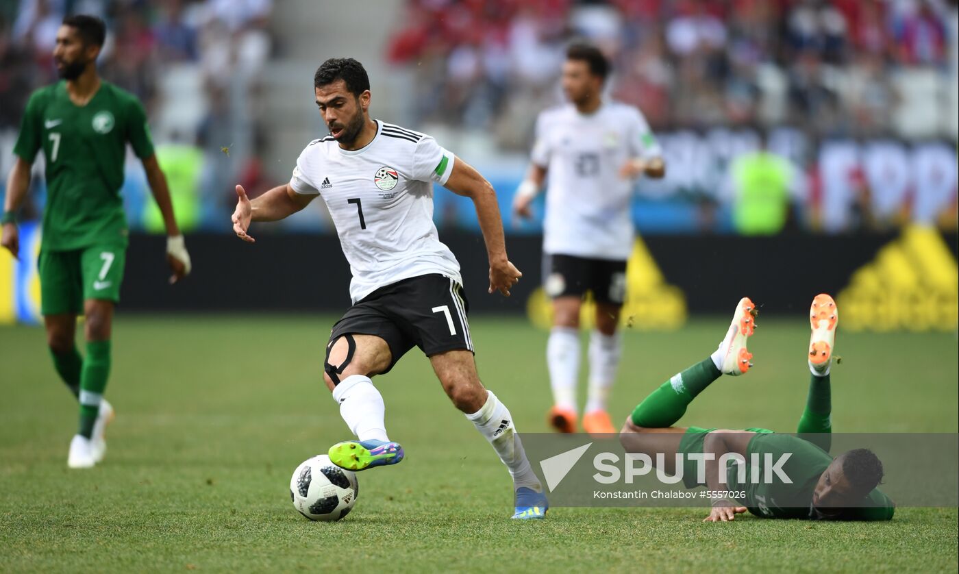 Russia World Cup Saudi Arabia - Egypt