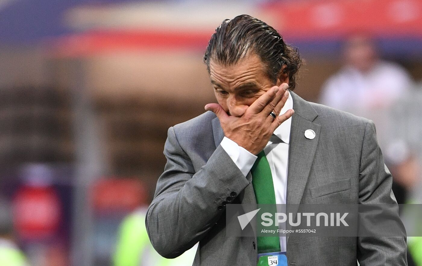 Russia World Cup Saudi Arabia - Egypt