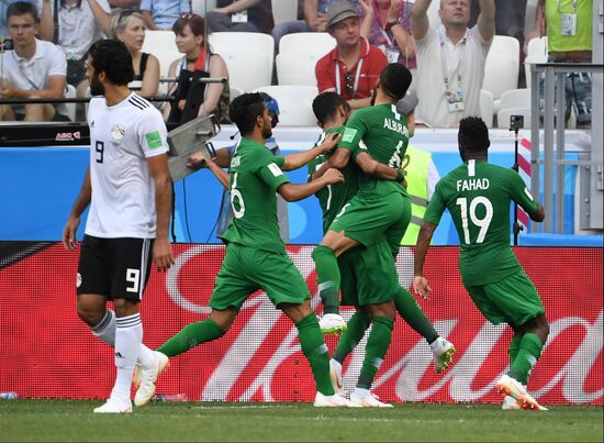 Russia World Cup Saudi Arabia - Egypt