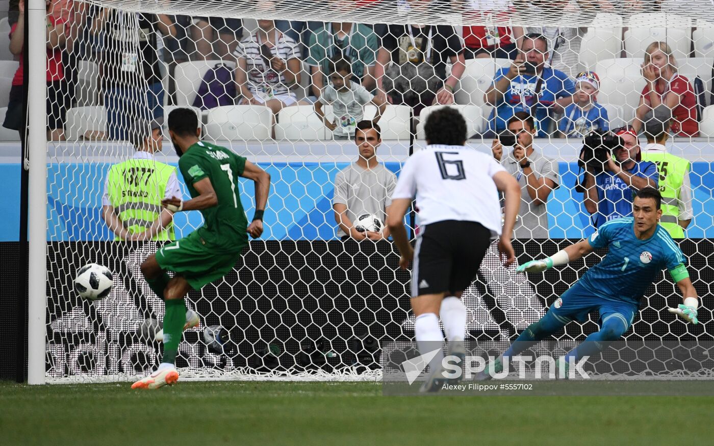 Russia World Cup Saudi Arabia - Egypt