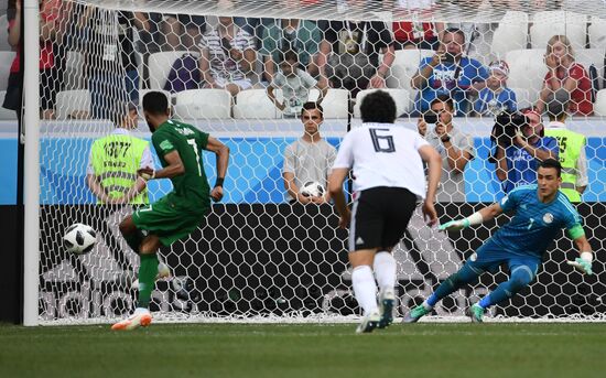 Russia World Cup Saudi Arabia - Egypt