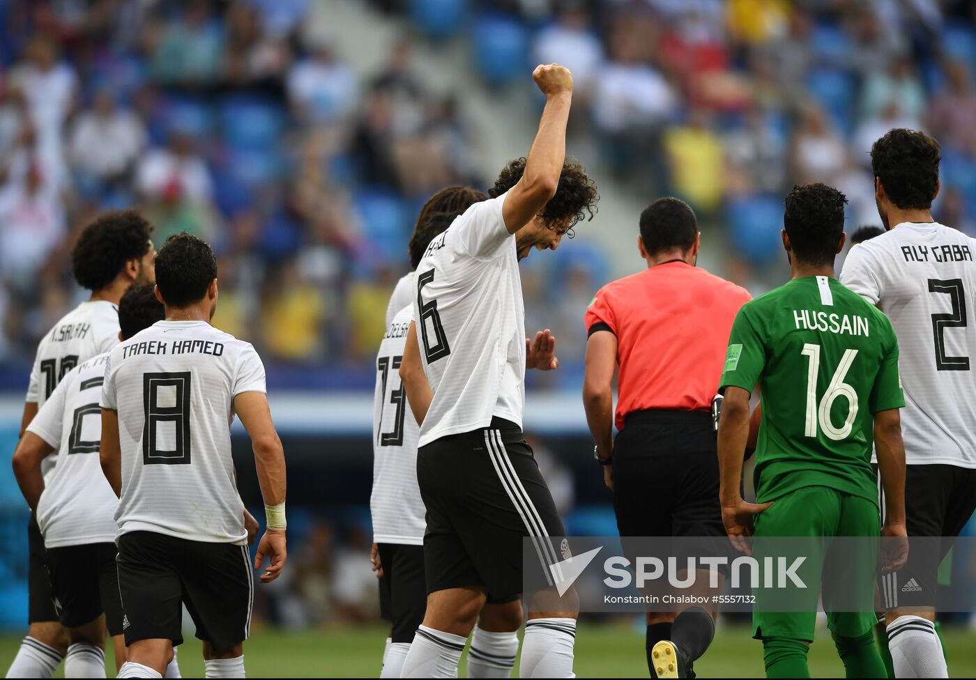 Russia World Cup Saudi Arabia - Egypt