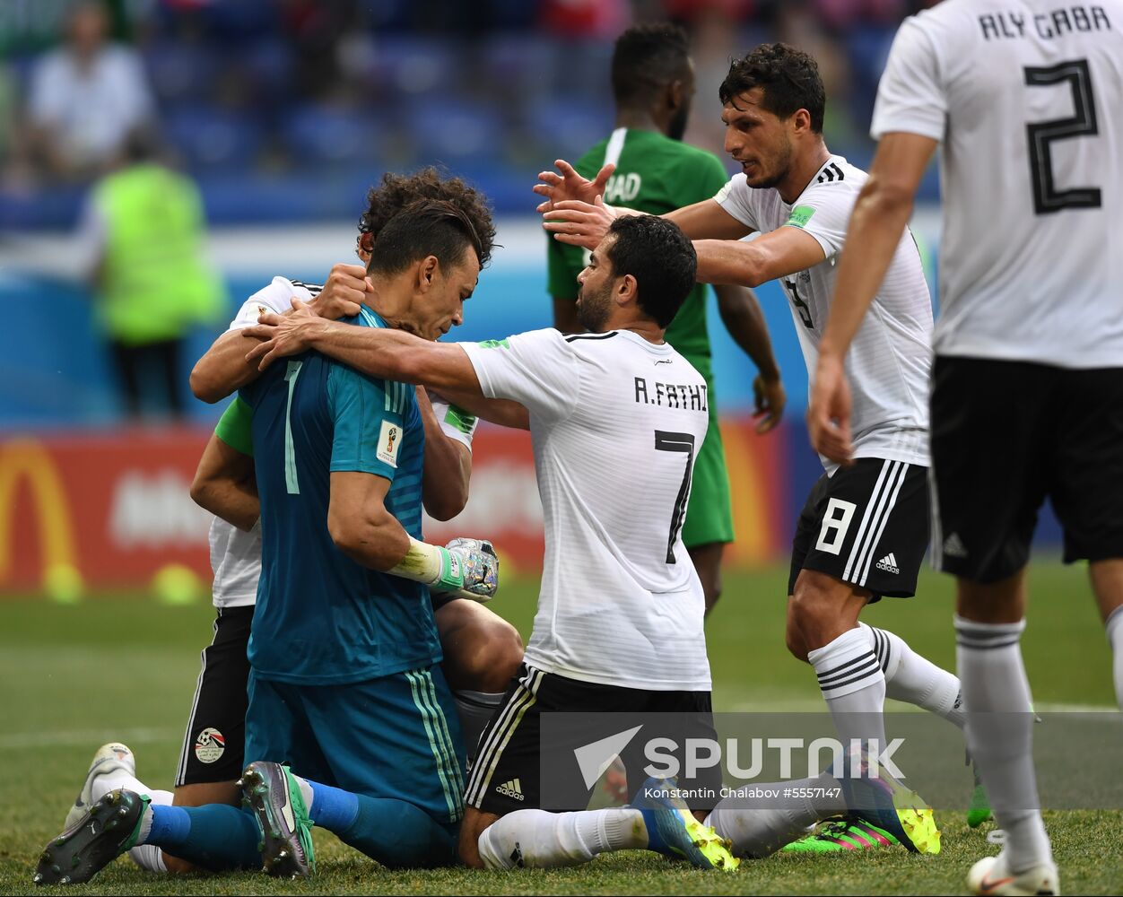 Russia World Cup Saudi Arabia - Egypt
