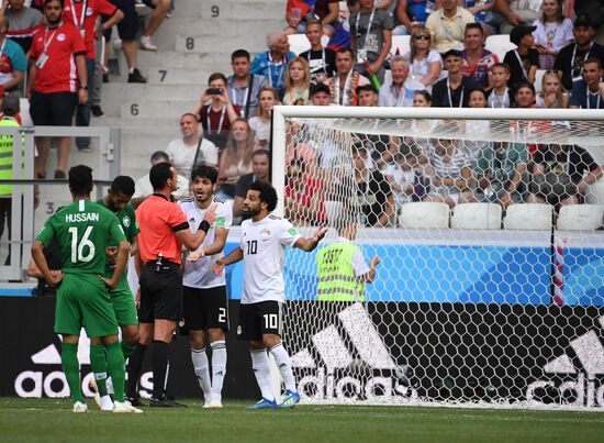 Russia World Cup Saudi Arabia - Egypt