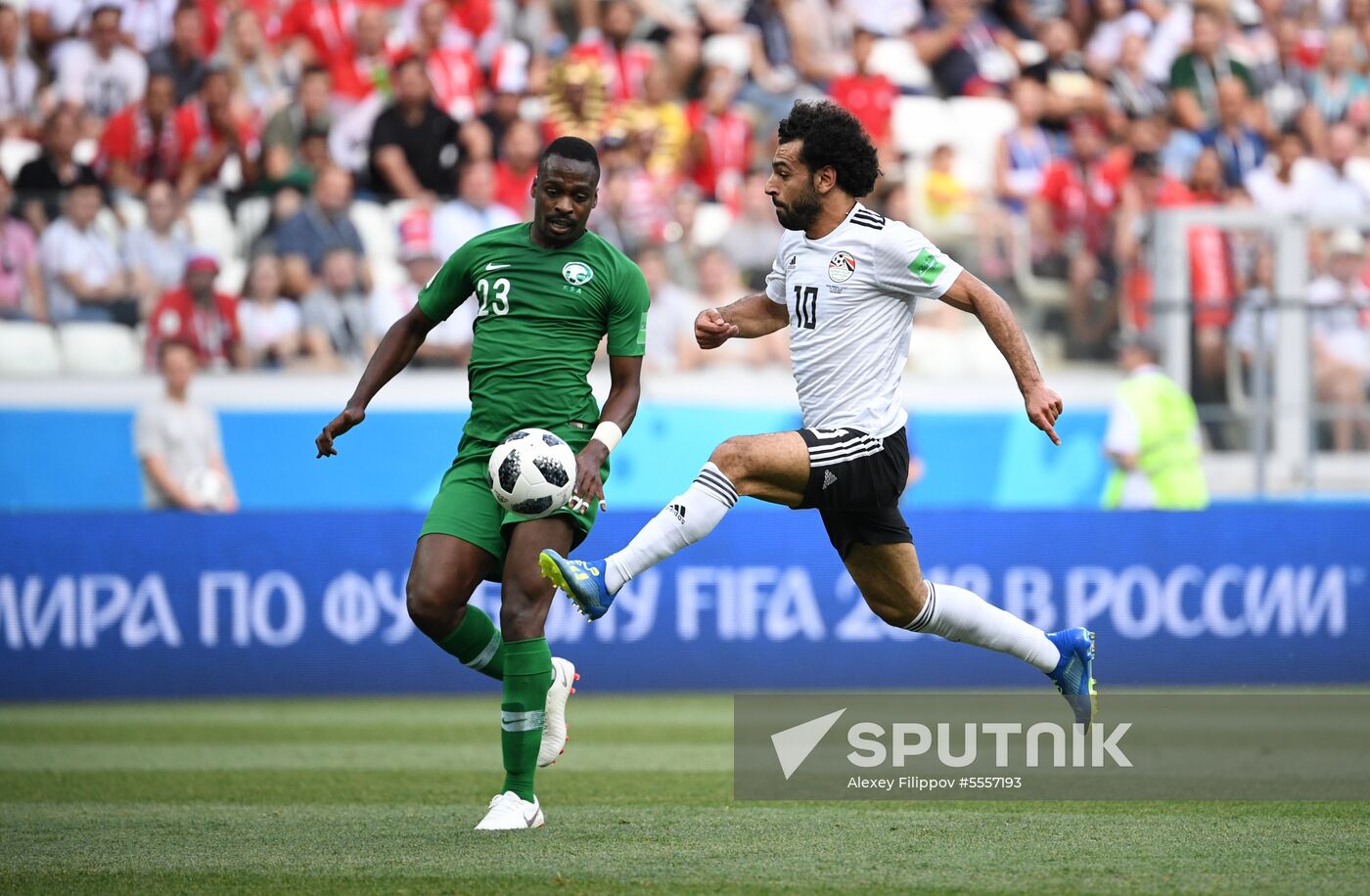 Russia World Cup Saudi Arabia - Egypt