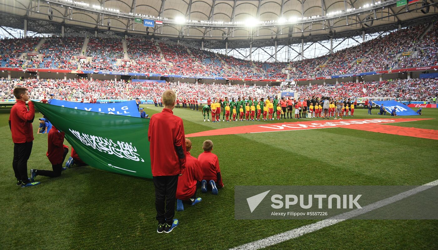 Russia World Cup Saudi Arabia - Egypt