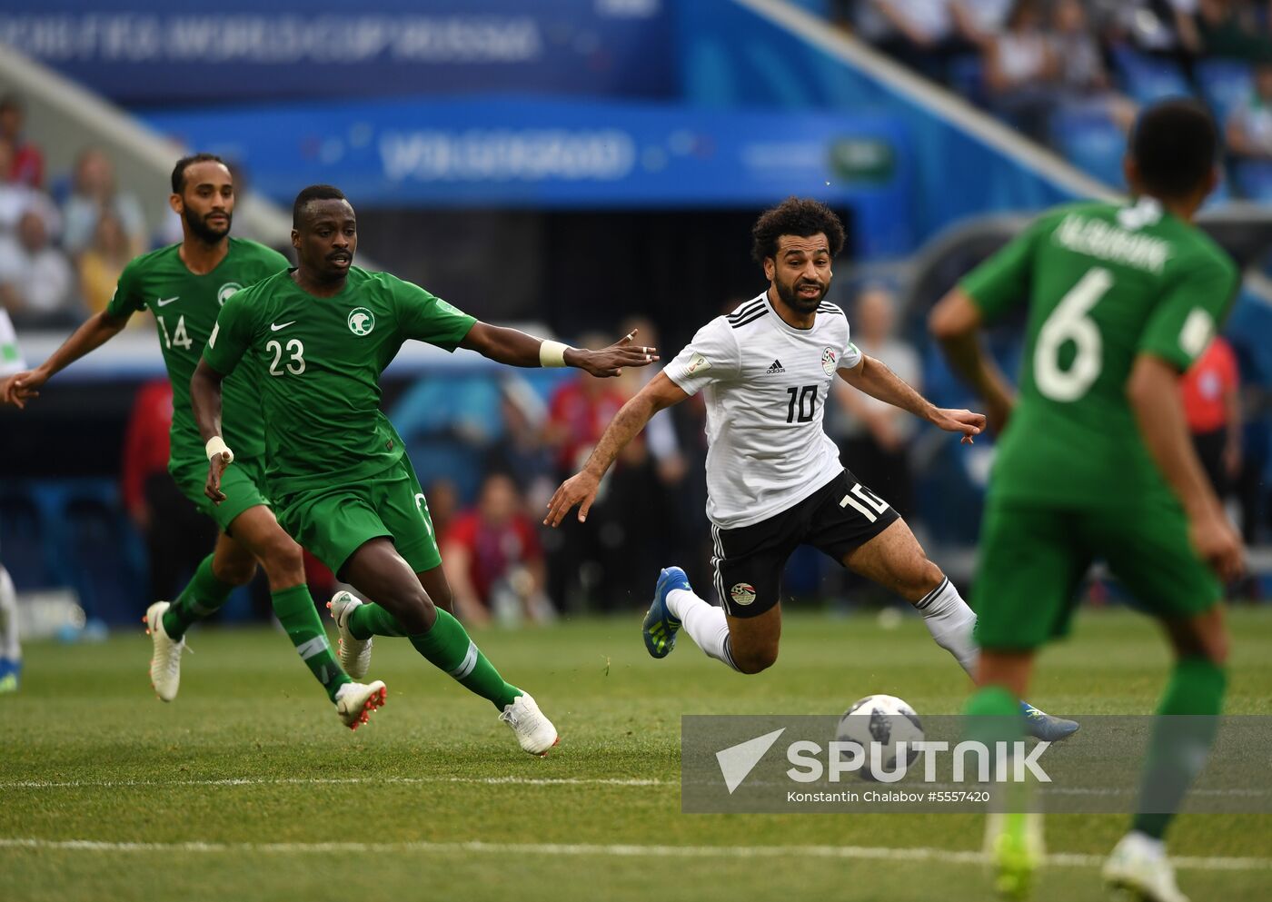 Russia World Cup Saudi Arabia - Egypt