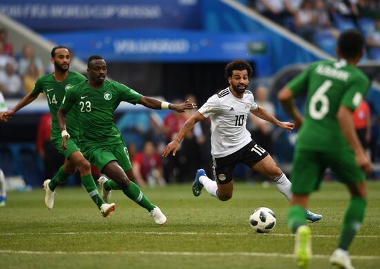 Russia World Cup Saudi Arabia - Egypt
