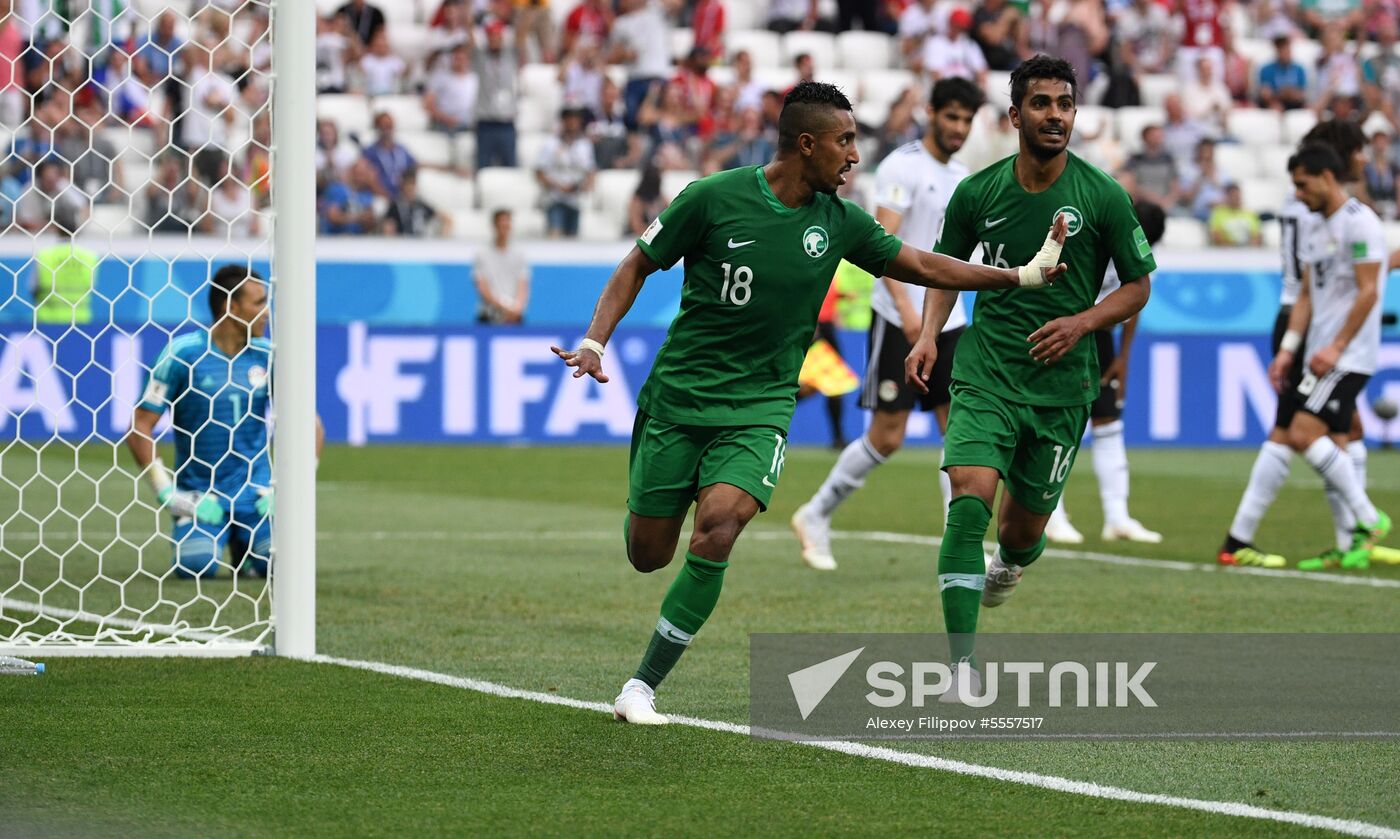 Russia World Cup Saudi Arabia - Egypt