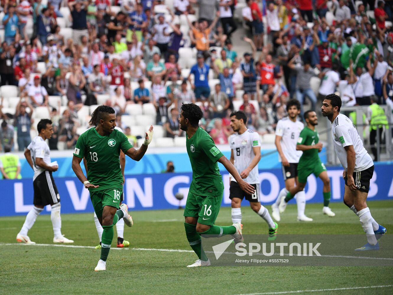 Russia World Cup Saudi Arabia - Egypt