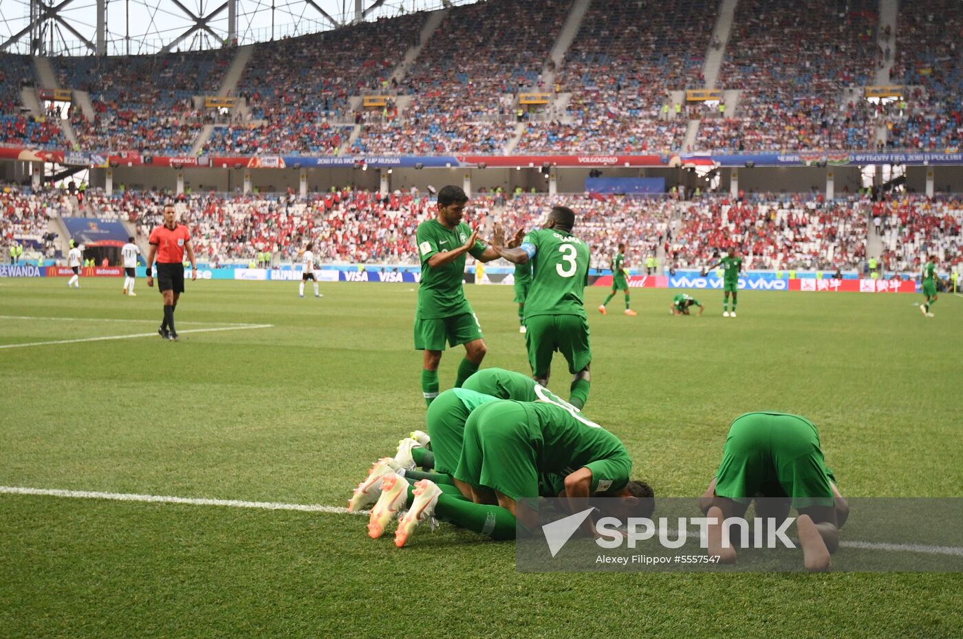 Russia World Cup Saudi Arabia - Egypt