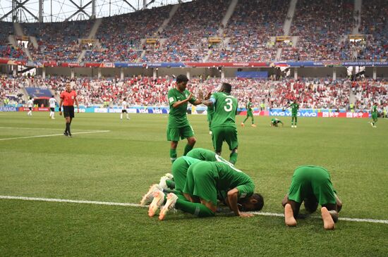 Russia World Cup Saudi Arabia - Egypt