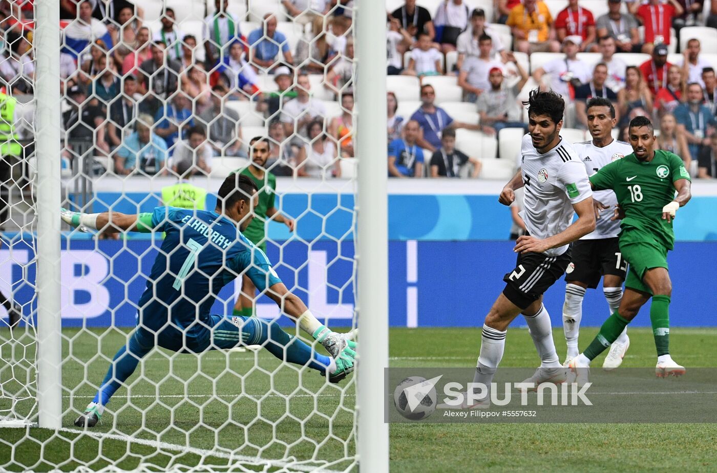 Russia World Cup Saudi Arabia - Egypt