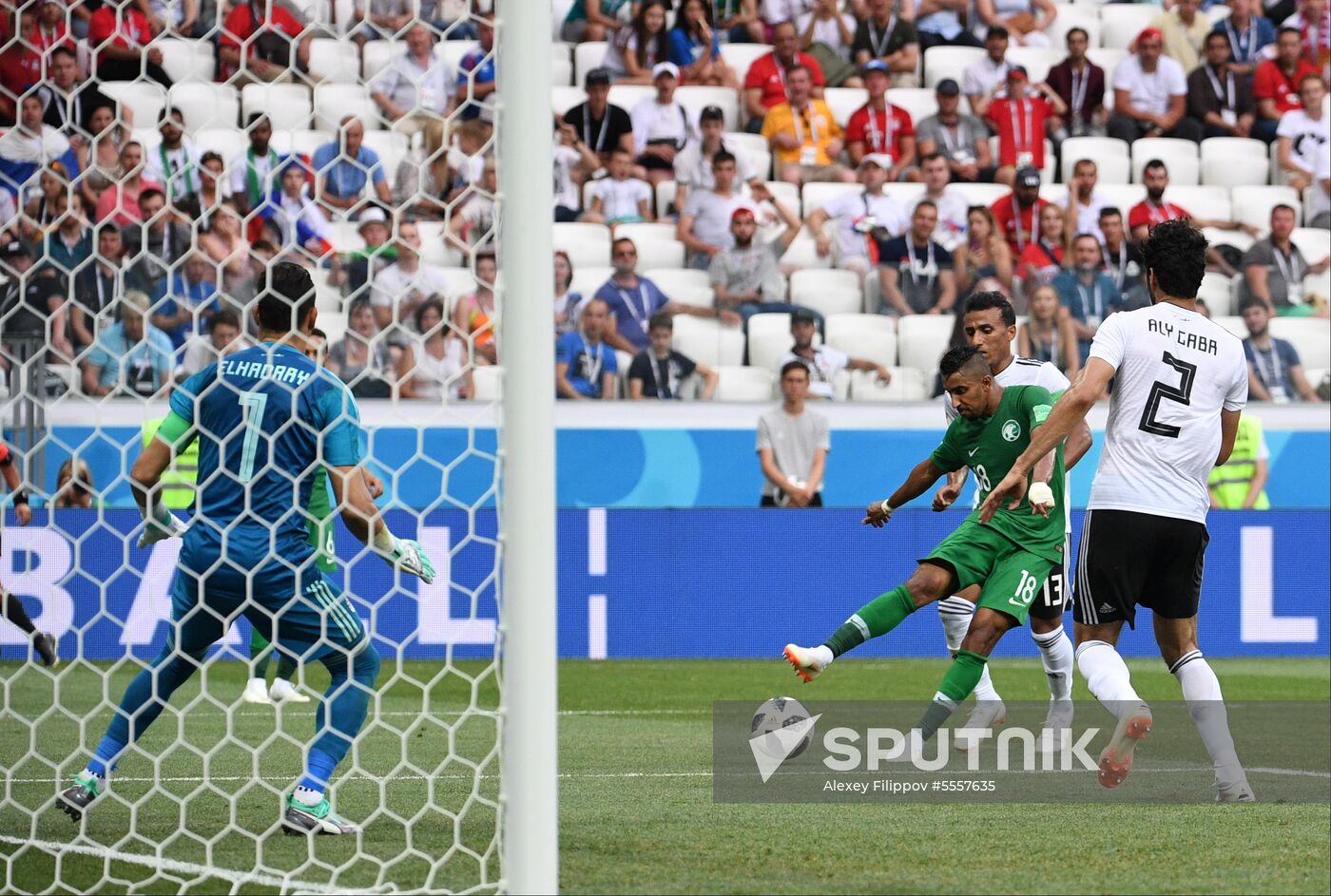 Russia World Cup Saudi Arabia - Egypt