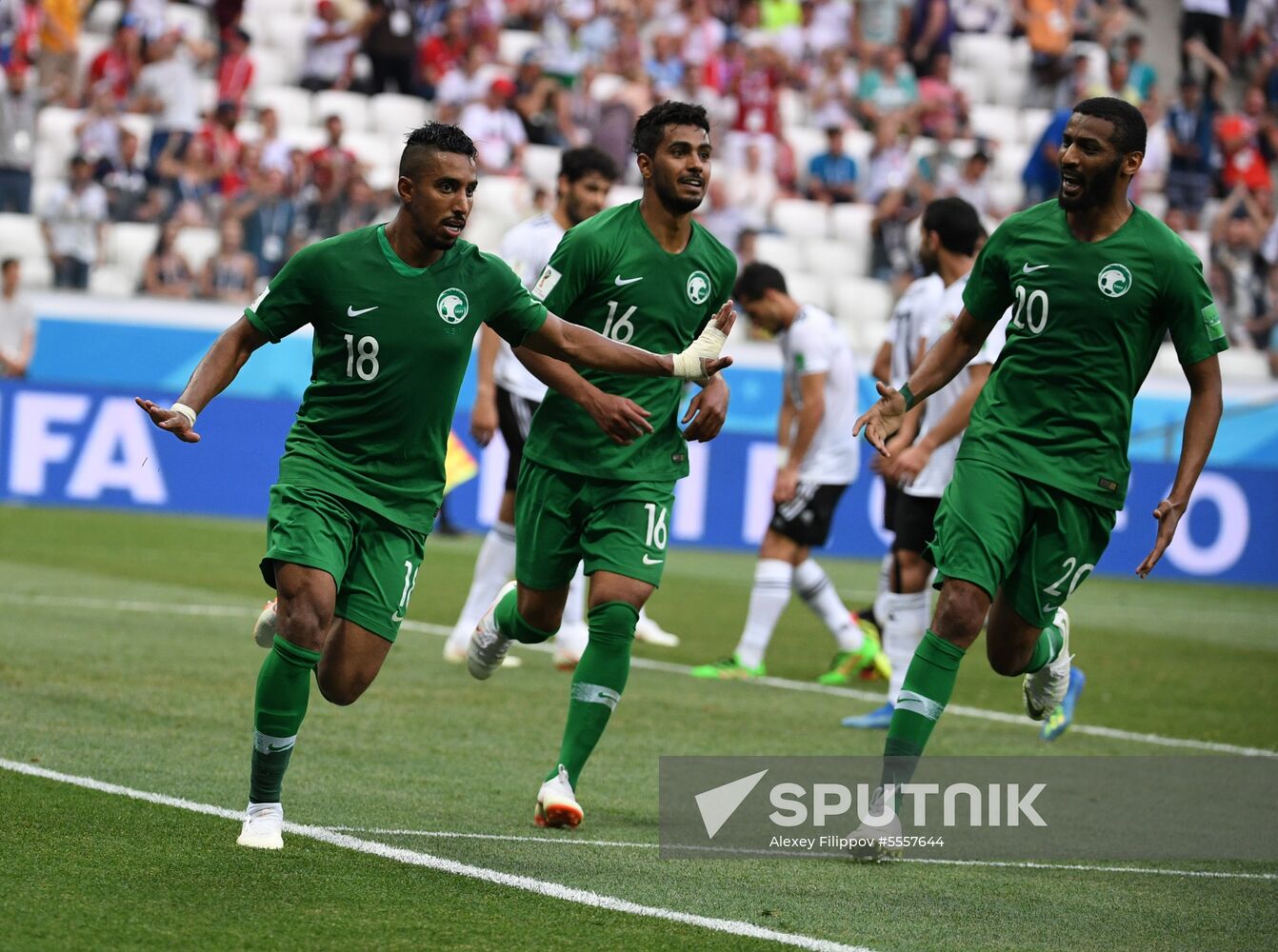 Russia World Cup Saudi Arabia - Egypt