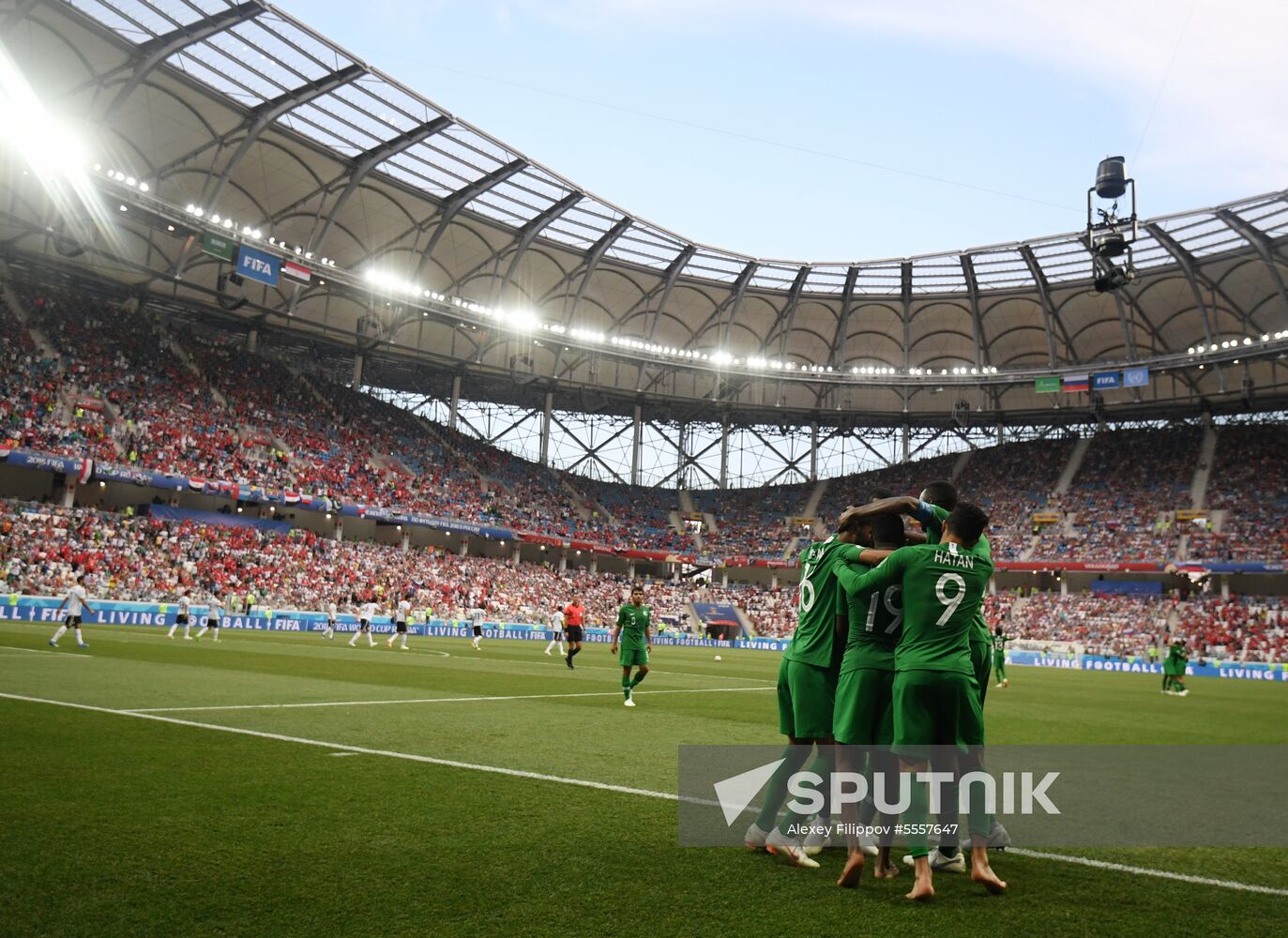 Russia World Cup Saudi Arabia - Egypt