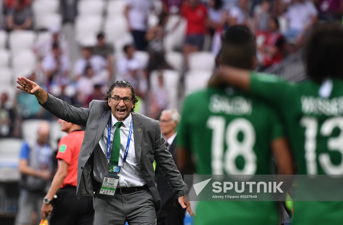 Russia World Cup Saudi Arabia - Egypt