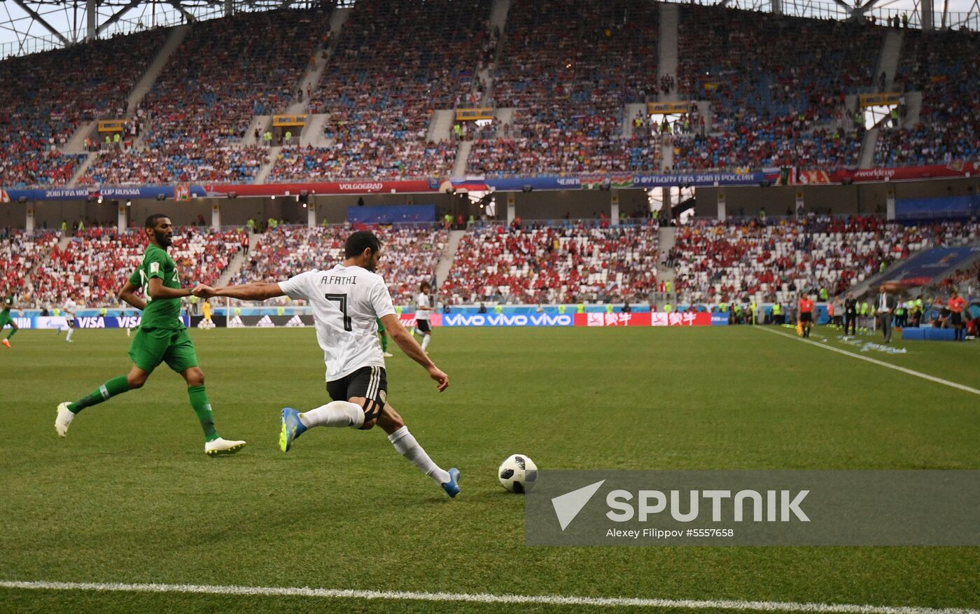 Russia World Cup Saudi Arabia - Egypt