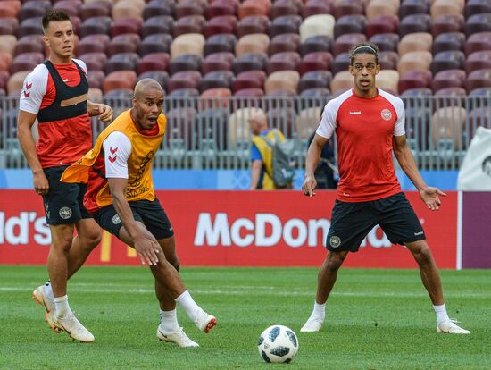 Russia World Cup Denmark Training