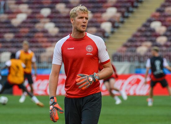 Russia World Cup Denmark Training